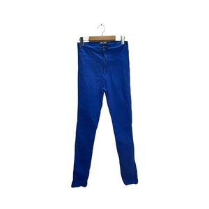 JCJO High rise blue jean zip pants